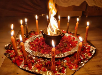 Trabalho espiritual com velas