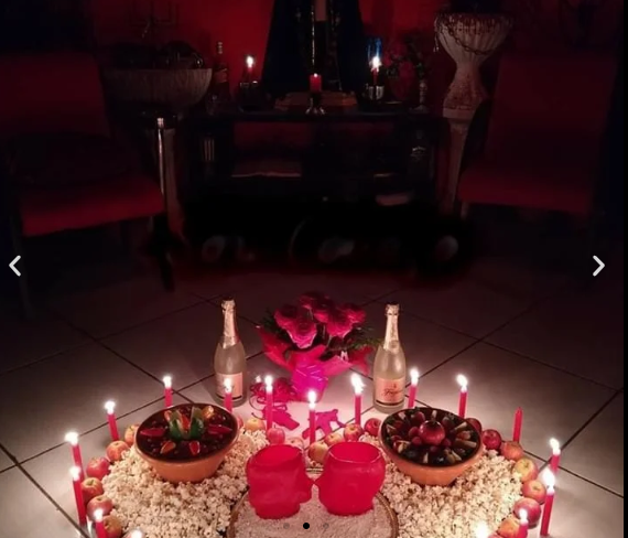 Altar de trabalho espiritual da Mãe Daniele